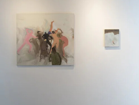 Marlon Wobst, Lockerungsübung, exhibition view. Courtesy of Galleri Urbane