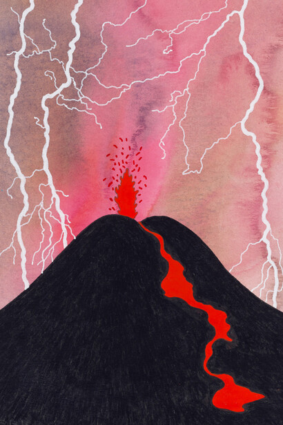 Ken Price, Eruption and lava flow, 2003. Courtesy of Matthew Marks 