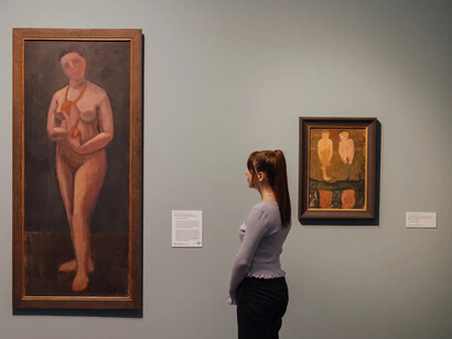 Paula Modersohn-Becker and Edvard Munch, The big questions of life, exhibition view. Courtesy of Albertinum