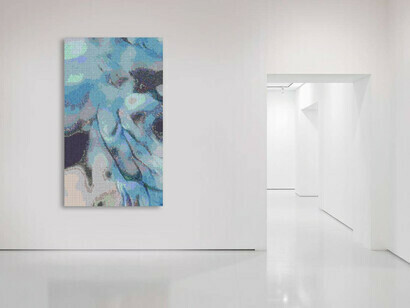 Simone Ferrero, Celestial ﻿Sands, 120, 2x206 cm, 2023