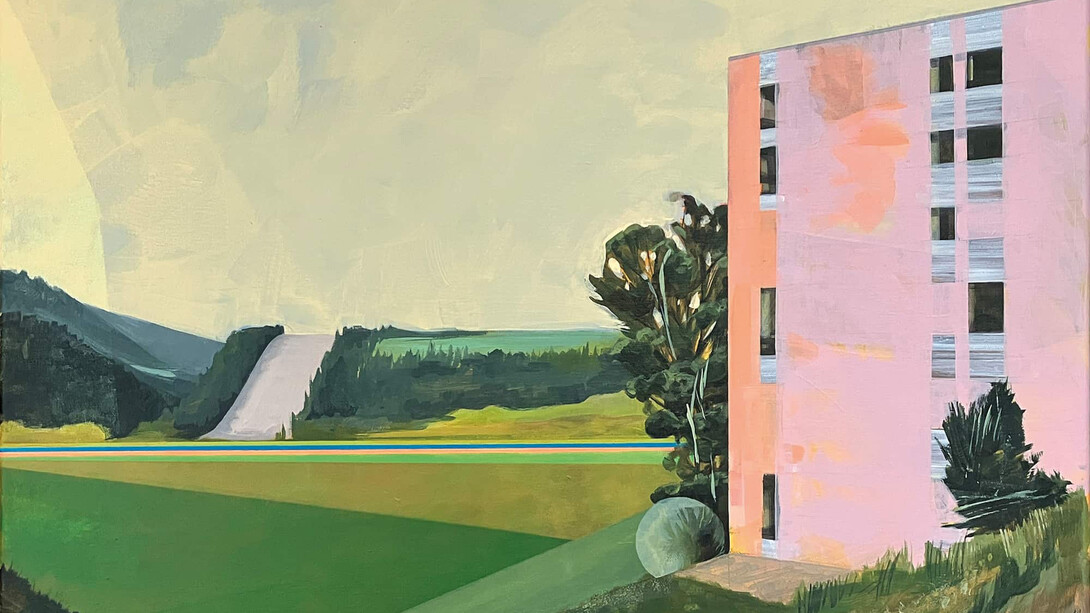 Angela Zwahlen, Schneise (detail), 2025. Courtesy of Museum Franz Gertsch