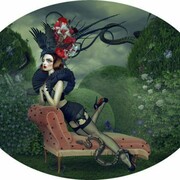 Natalie Shau, Lilith, Digital illustration on hanemule, ed. of 3, 80 x 60 cm