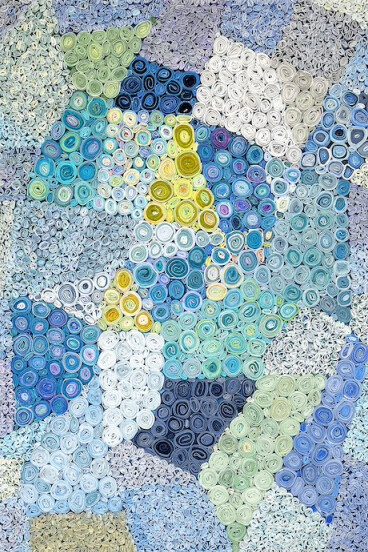 Priscilla Robinson, French fields (detail), 2025. Courtesy of Wally Workman Gallery