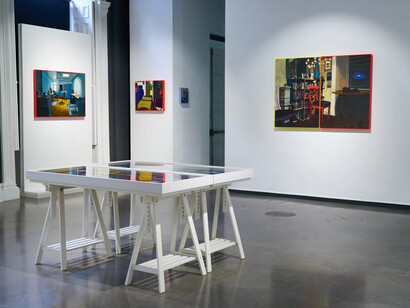 Catherine Barron, exhibition view. Courtesy of Molesworth Gallery