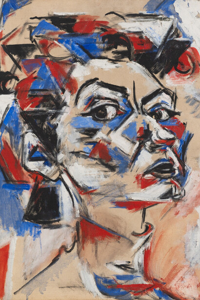 Mercedes Matter, Untitled (Self-portrait) (detail), c. 1935. Courtesy of Berry Campbell Gallery