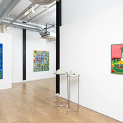 Celina Teague and Alexandra Searle, Take a seat before you change your mind, exhibition view. Courtesy of Kristin Hjellegjerde Gallery