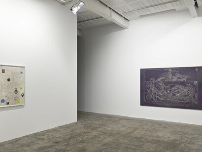 Paul Sietsema, vue de l'exposition. Avec l'aimable autorisation de la galerie Marian Goodman