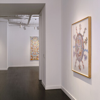 James Phillips, The pattern plays the mind, exhibition view. Courtesy of Hemphill Gallery