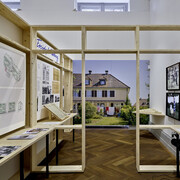 Wohnen fürs wohnen: les coopératives d'habitation suisses comme laboratoire de coexistence, vue d'exposition. Avec l'aimable autorisation du S AM Swiss Architecture Museum