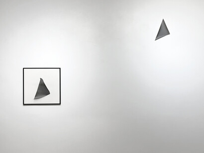 Gottfried Jäger and the founders of the generative photography, exhibition view. Courtesy of Sous les Étoiles Gallery