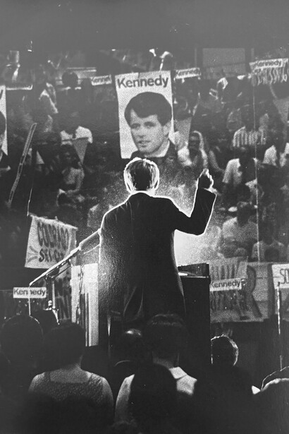 Julian Wasser, Kennedy (detail), 1968. Courtesy of Craig Krull Gallery