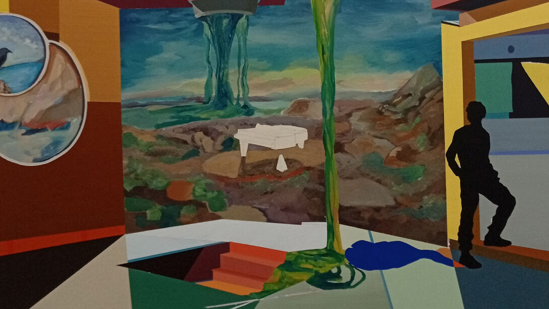 Blessing Blaai, Piano blues (detail). Courtesy of Knysna Fine Art 