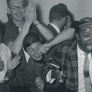 Lisette Model, Ollie McLaughlin, Hotel Viking, Newport Jazz Festival, Rhode Island (detail), 1956. Courtesy of Albertina Museum