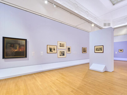 Edvard Munch, Angst, exhibition view. Courtesy of Kunstsammlungen Chemnitz