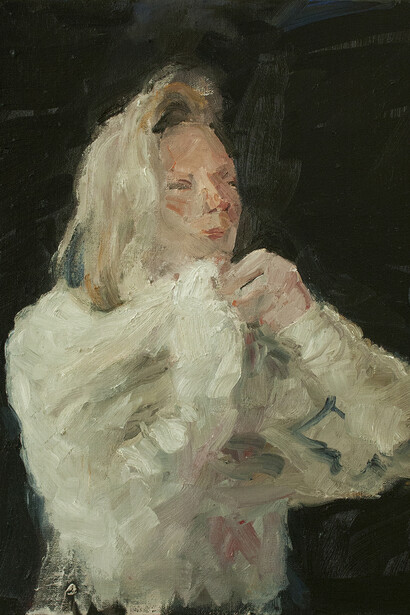 Juraj Kollár, Girl III, 2014, oil on canvas, 65 x 54 cm  