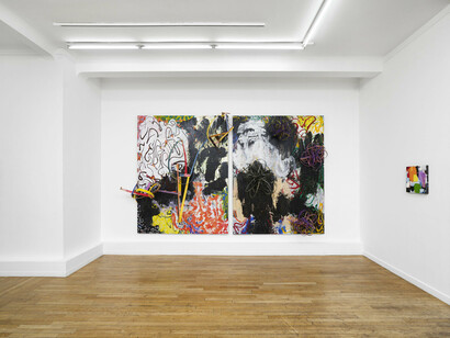 Franck Chalendard, The wind blows where it wills, exhibition view. Courtesy of Ceysson and Bénétière