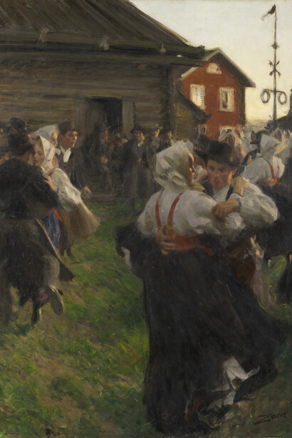 Anders Zorn, Mittsommertanz, 1897. Courtesy of the Hamburger Kunsthalle