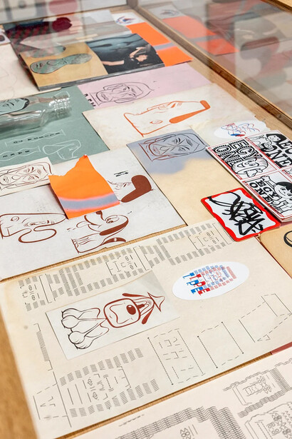 Barry McGee, The nature inside me, exhibition view. Courtesy of V1 Gallery