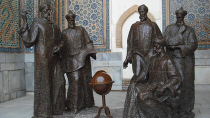 Semerkant Registan Ulugbek Avicenna (Ibn Sina) and other scholars, Uzbekistan