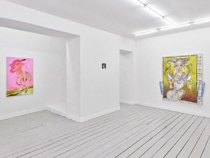 Oskar Rink, Friends with benefits, exhibition view. Courtesy of Ruttkowski;68 