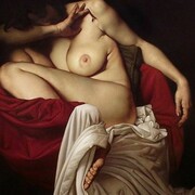 Roberto Ferri, Tomba Lacrimata, olio su tela, 120 x 120 cm, 2013