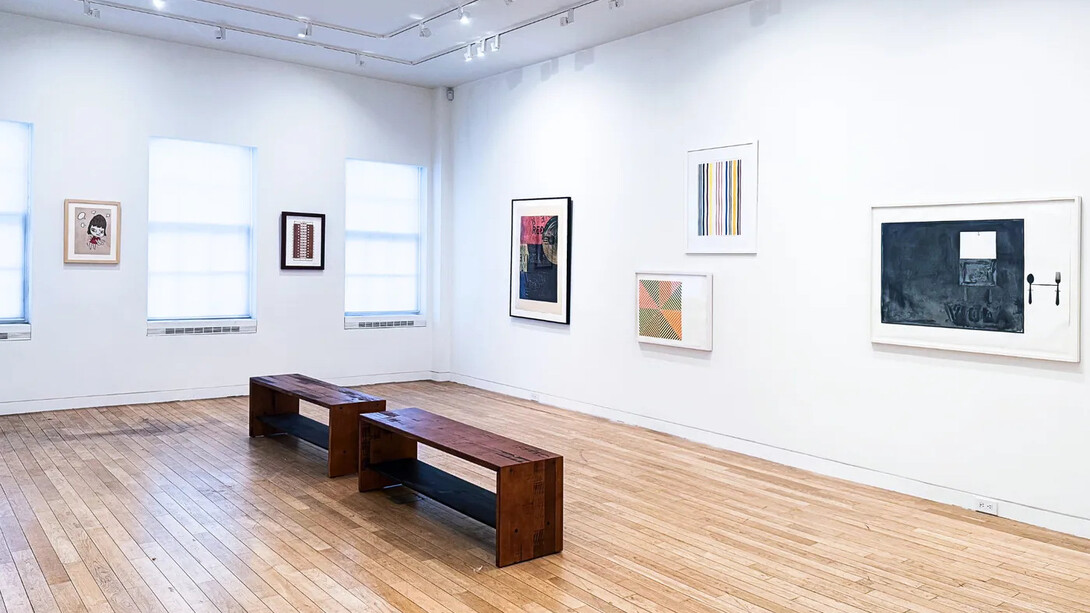 Various artists, Paper cut, exhibition view. Courtesy of Upsilon Gallery