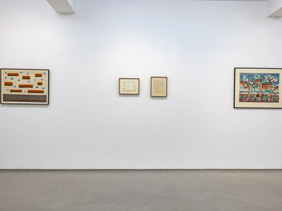 VN Jyothi Basu, The outlier, exhibition view. Courtesy of Galerie Mirchandani + Steinruecke