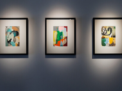Various artists, Whisper of lines, noise of colour, exhibition view. Courtesy of Ruarts Gallery