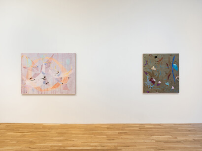 Clare Grill, Parlance, exhibition view. Courtesy of Derek Eller Gallery