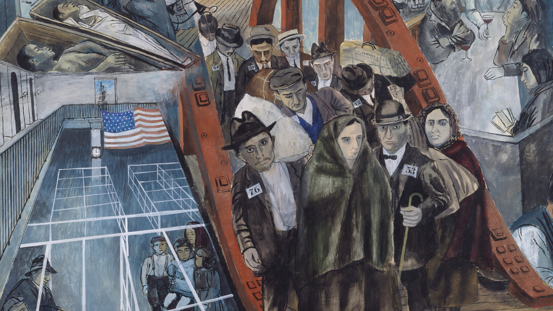 Ben Shahn, Study for Jersey homesteads mural (detail), c. 1936. Courtesy of the Jewish Museum