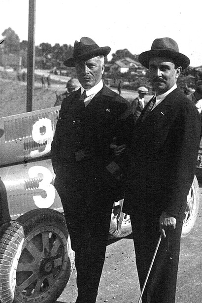  Florio and Mercanti at the 1929 Targa Florio