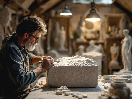 Il lavoro dello scultore: "L’introspezione è infatti un’arte che si affina con la pratica. È come scolpire nel marmo della vita uno spazio di ascolto, sottraendo volume e accrescendo il senso delle cose"