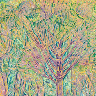 Peter Graham, Penumbral plum (detail), 2025. Courtesy of Olsen Gallery