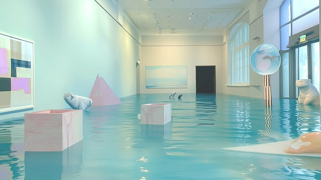 Henna-Riikka Halonen, Buoyant force (video still). Courtesy of Turku Art Museum