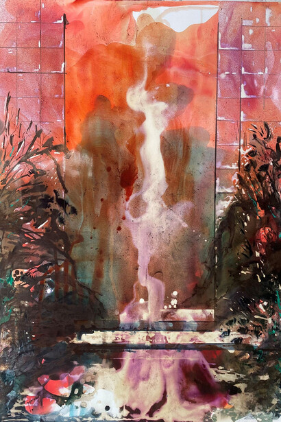 Elodie Burls, Flow (detail). Courtesy of Knysna Fine Art 