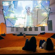 Ayoung Kim, Delivery dancer, exhibition view. Courtesy of MoMA PS1