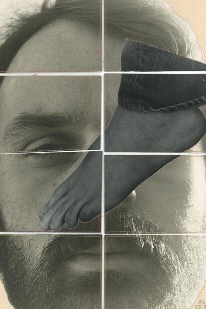 Keith Smith, Postcard: Philip's foot; 25 January 1981 (detail), 1981. Courtesy of Bruce Silverstein Gallery