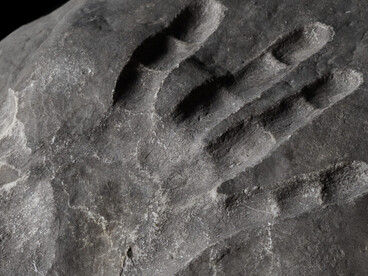 The commanding presence of David in Gesti Scolpiti at the Teatro Antico di Taormina in Taormina, Italy reframes monumentality as courage rather than conquest