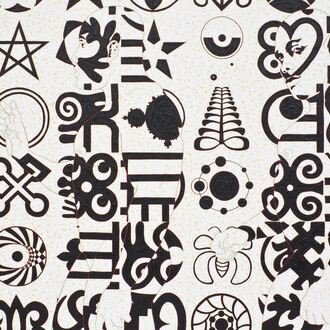 Owusu-Ankomah, Microcron begins no.16, 2013. Courtesy of October Gallery