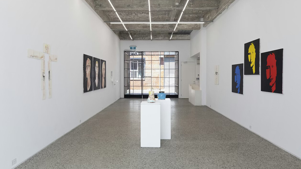 Jordan Dymke, Who am I? Exhibition view. Courtesy of Gertrude Glasshouse 