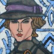 Lisandro Ramacciotti, Hilde Dolan, 2008, olio su tela, cm 67 x 48