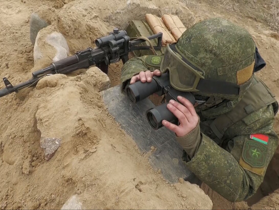 CSTO collective peacekeeping forces in Kazakhstan 2022, Belarus soldier