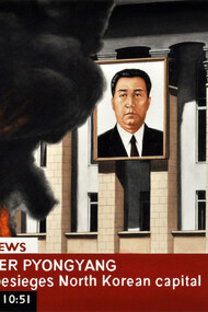 Kepa Garraza (2013), BBC News, July 2013, Gouache on paper, 49 x 72 cm