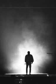  Kendrick Lamar lors d'un concert au TD Garden le 22 juillet 2017 à Boston, Massachusetts, dans le cadre de la tournée The DAMN Tour