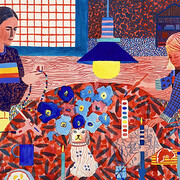 Elizabeth King Stanton, Bagels and crafts (detail), 2026. Courtesy of Hashimoto Contemporary 