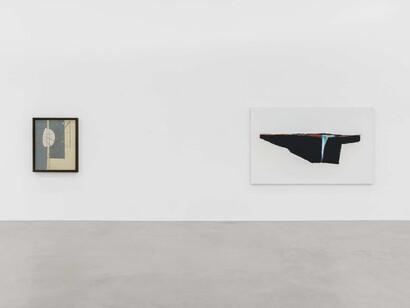 Open edges: Erik Lindman & Robert Motherwell, exhibition view. Courtesy of Almine Rech