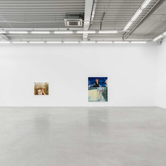 Janet Werner, Hell and happiness, exhibition view. Courtesy of Almine Rech Gallery