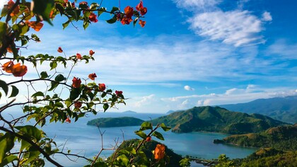 A scenic capture of Sleeping Dinosaur Island, reflecting the unspoiled beauty that defines Davao
