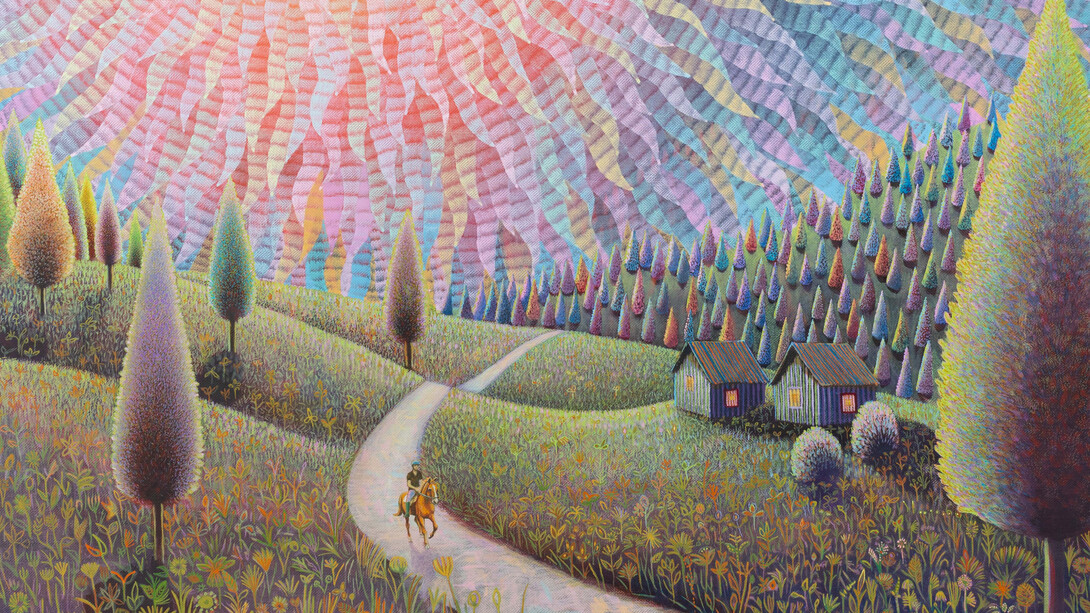 David Brian Smith, And nature smiled (detail), 2025. Courtesy of Ross + Kramer