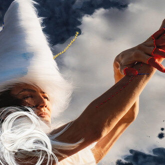 Zoe Porter, Rhizomes (Air) (detail), 2025. Courtesy of Onespace Gallery